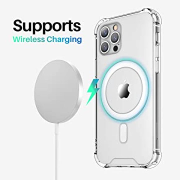 CLEAR MAGSAFE Case For iPhone 12 ProMax Transparent Magnetic Cover - Picture 3 of 13